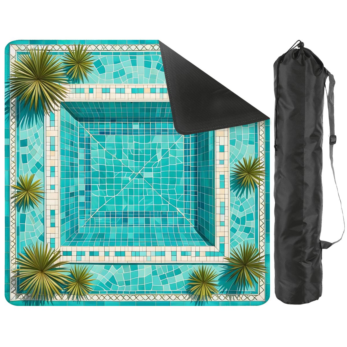 La Palma Pool Mahjong Mat