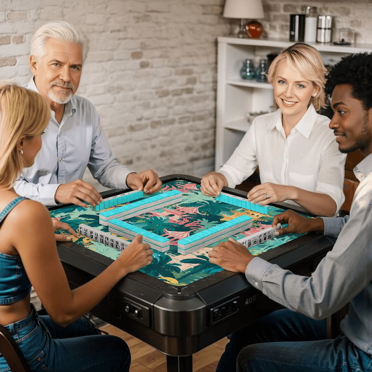 Mahjong Mat 31.5"x31.5" (Ship Rolled up)