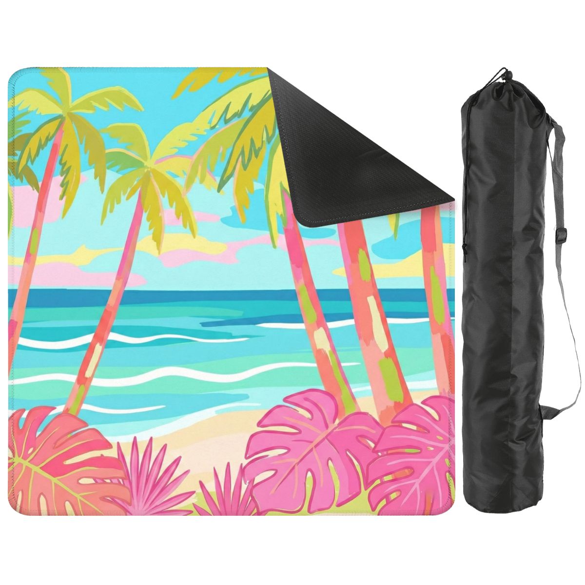 Pink Horizon Mahjong Mat