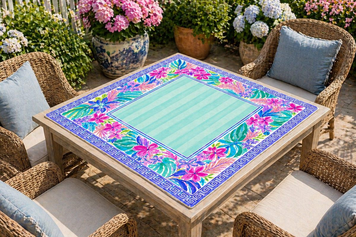 Floral Mahjong Mats