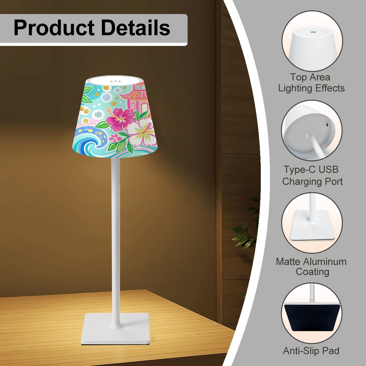 LED Cordless Table Lamp