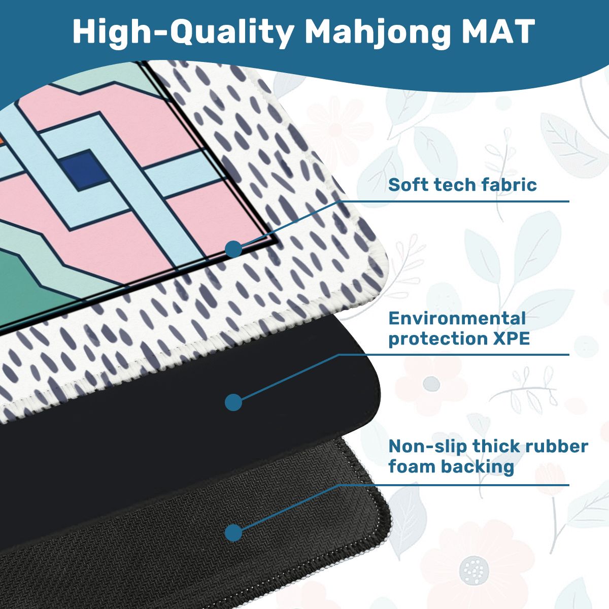 Mahjong Mat 31.5"x31.5" (Ship Rolled up)