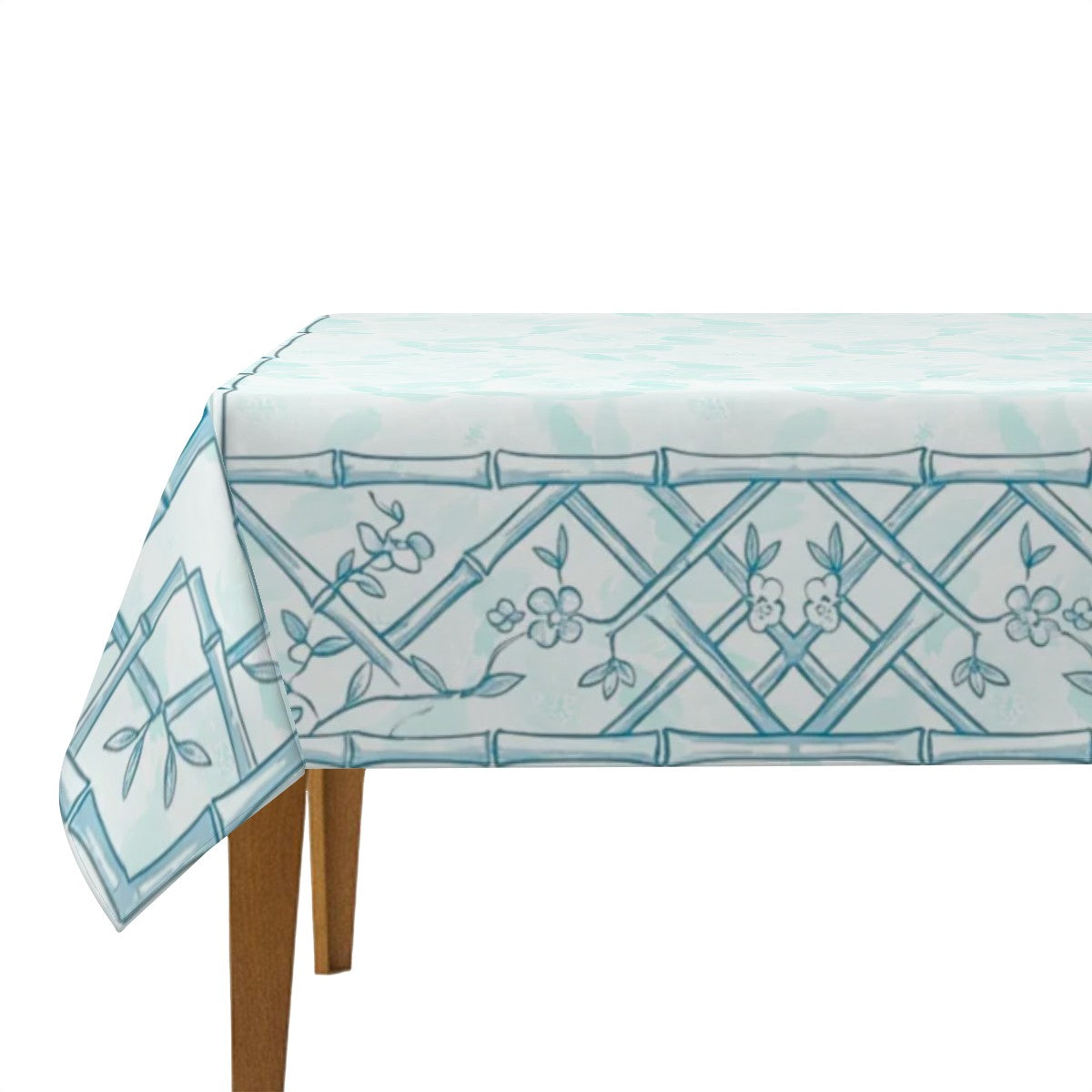 Lattice in Bloom - The Bamboo Edit Square Tablecloth