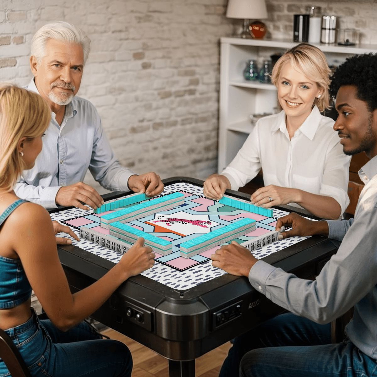 Mahjong Mat 31.5"x31.5" (Ship Rolled up)