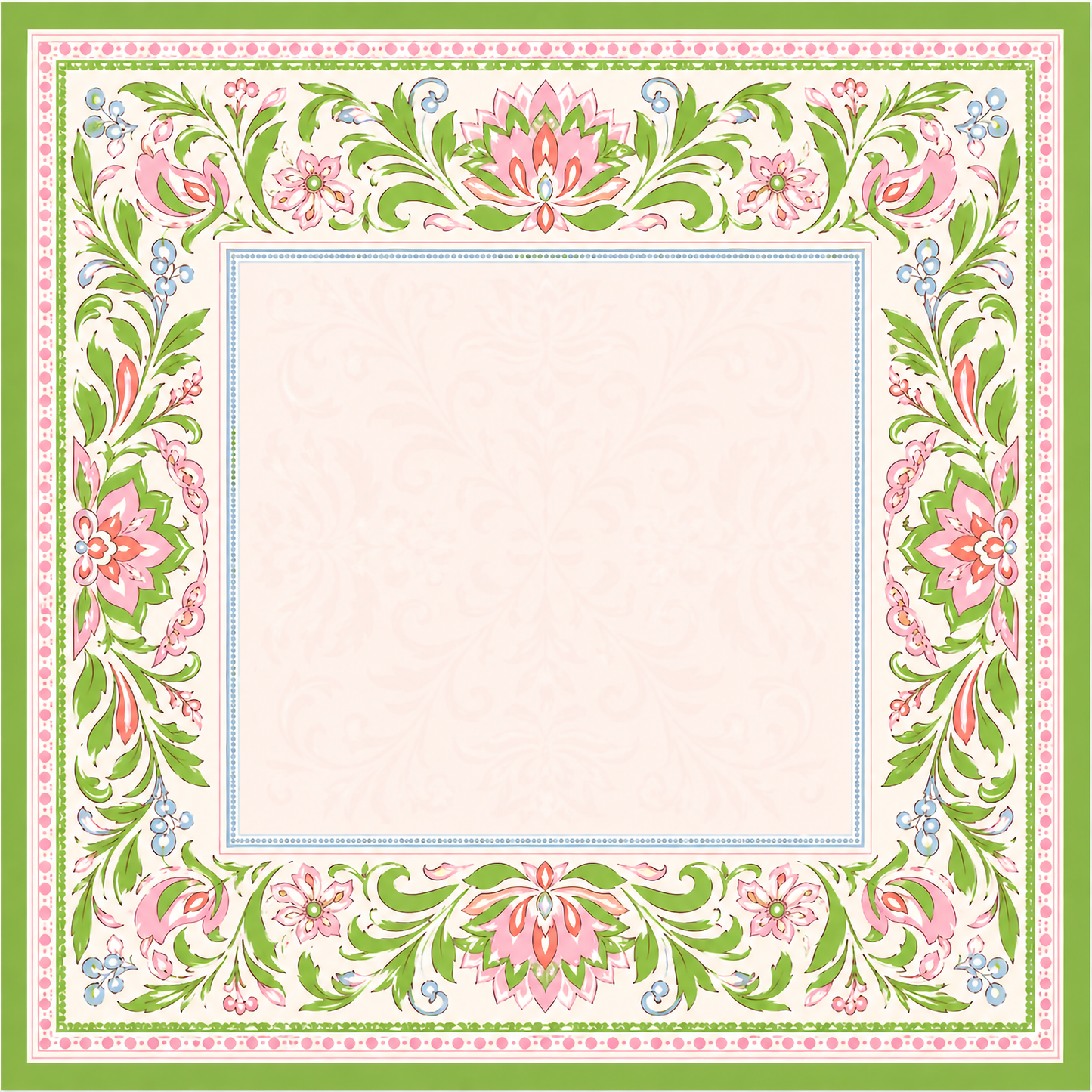 Flora Trellis Mahjong Mat
