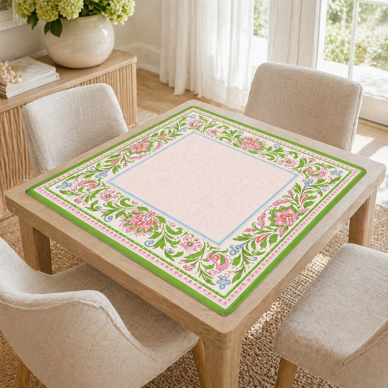 Flora Trellis Mahjong Mat