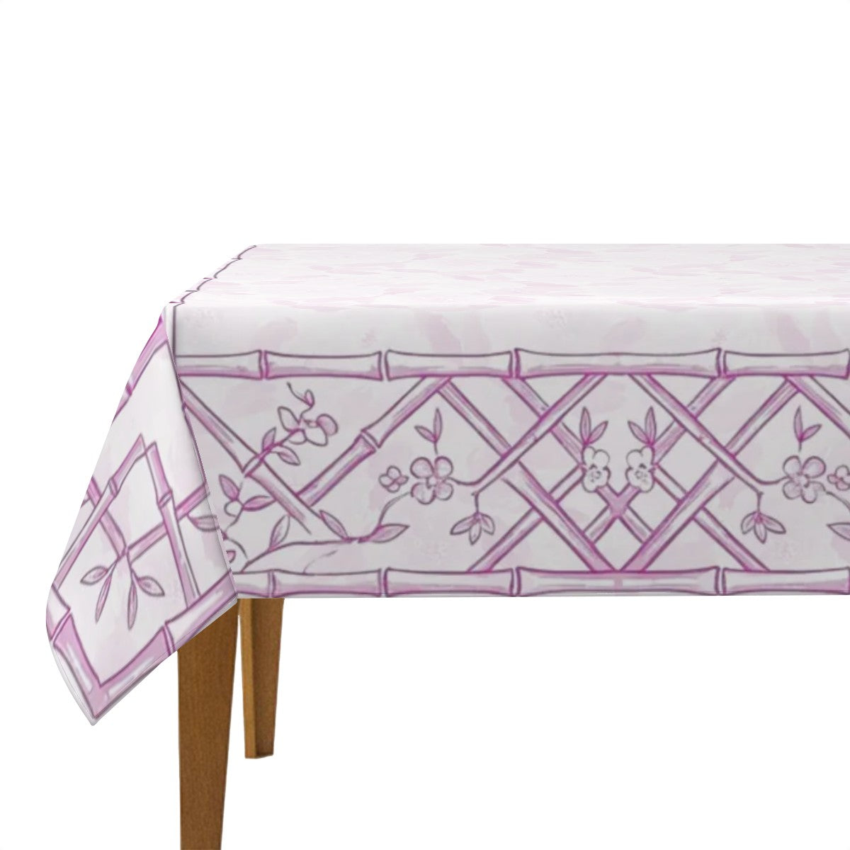 Lattice in Bloom - The Bamboo Edit Square Tablecloth