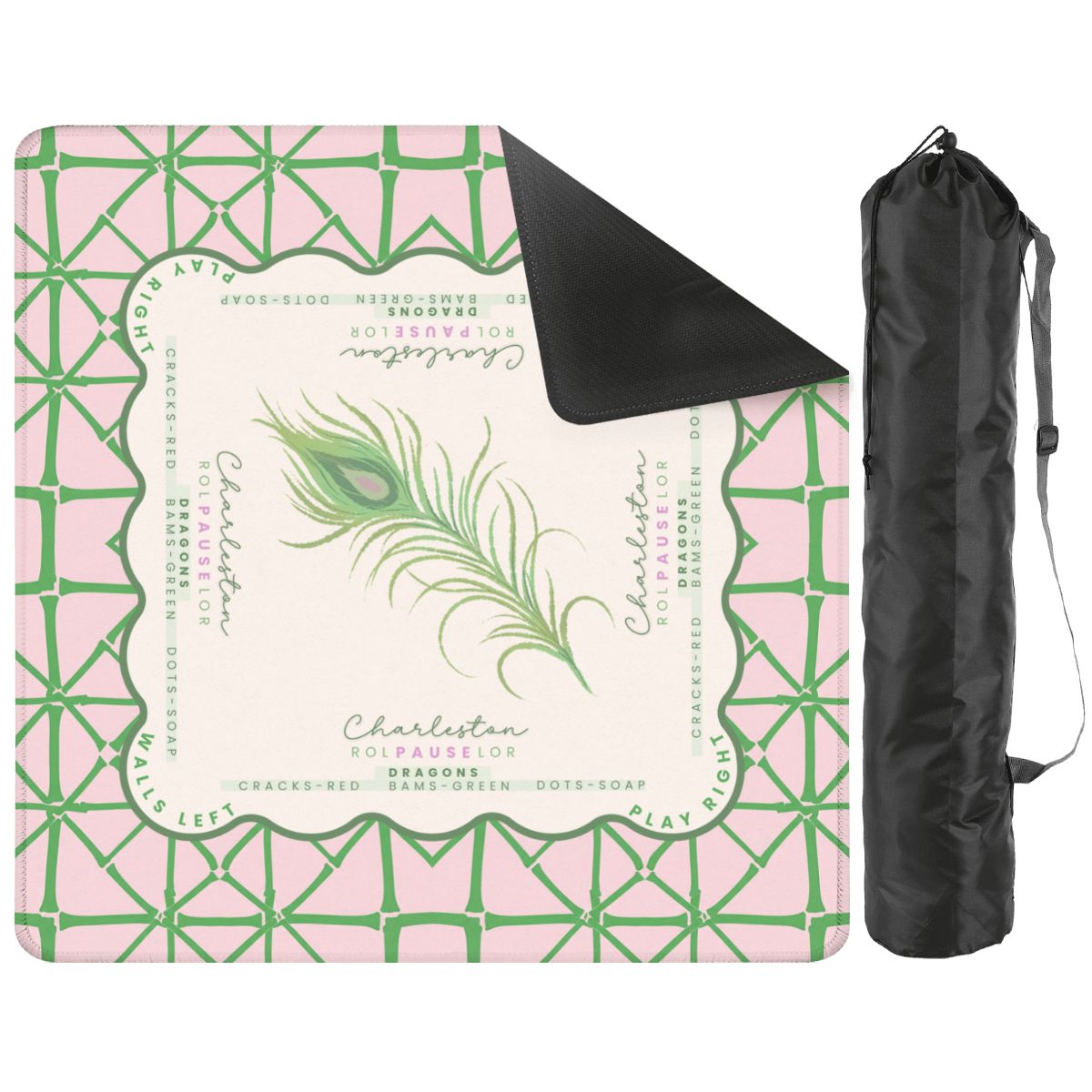Plume & Pattern Mahjong Mat