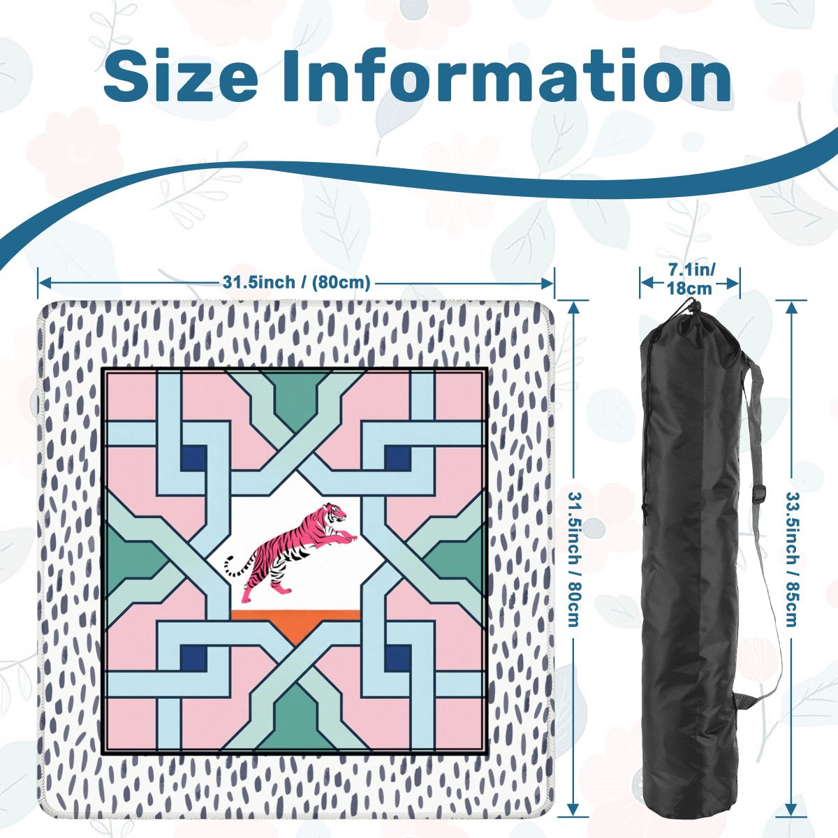 Mahjong Mat 31.5"x31.5" (Ship Rolled up)