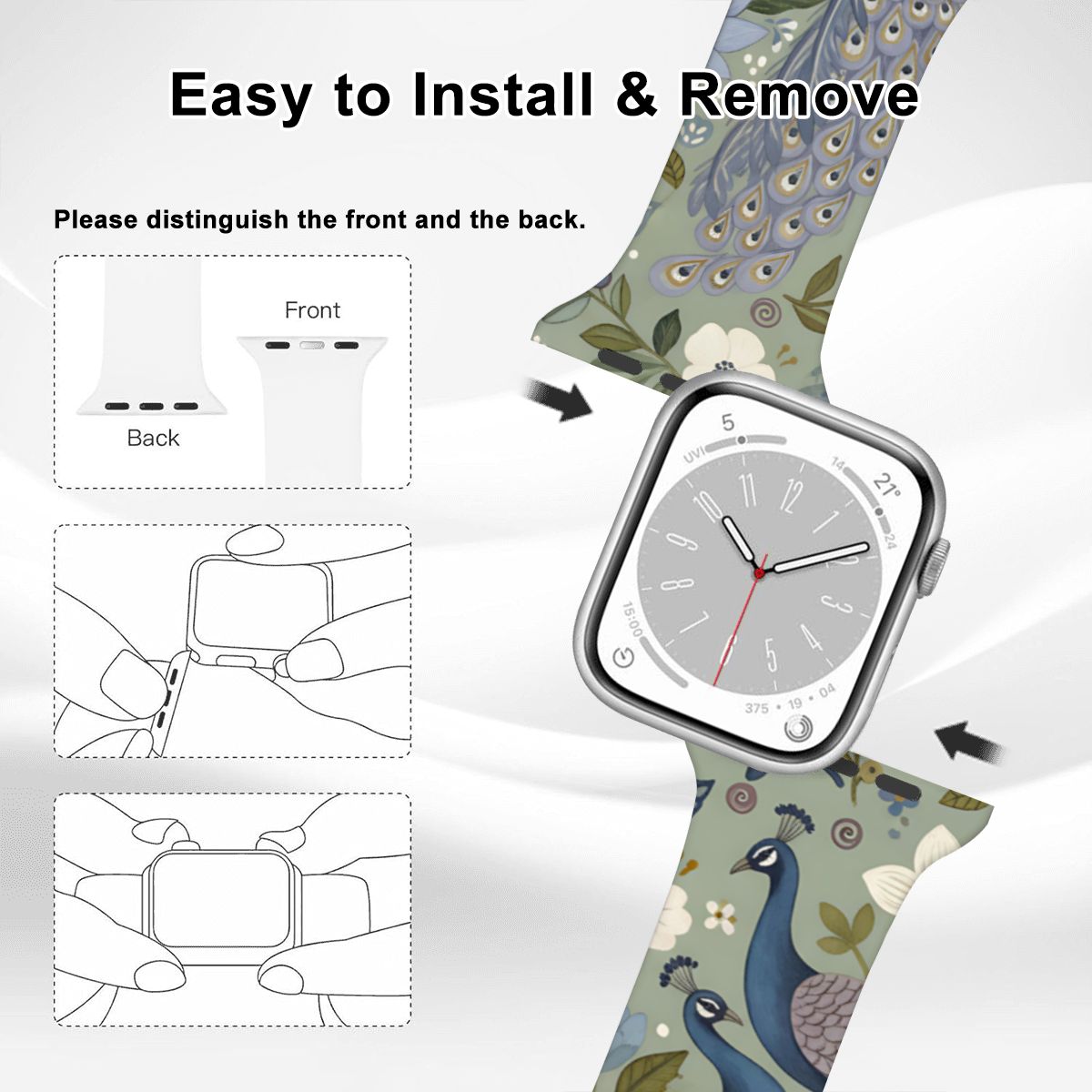 Double Buckle Apple Watch Band