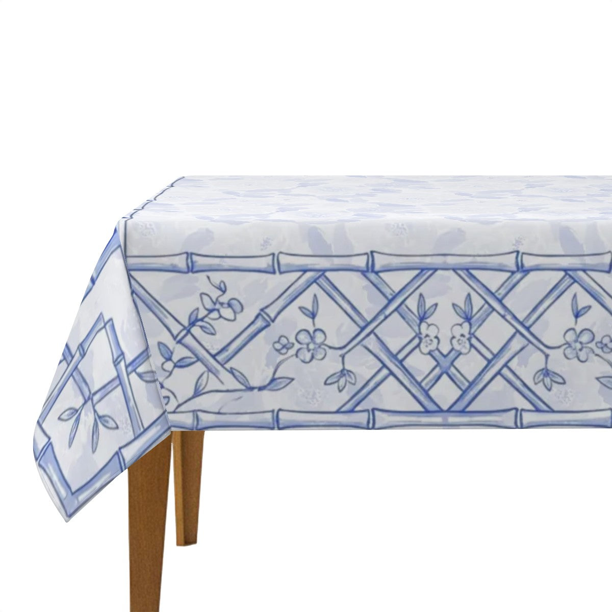 Lattice in Bloom - The Bamboo Edit Square Tablecloth