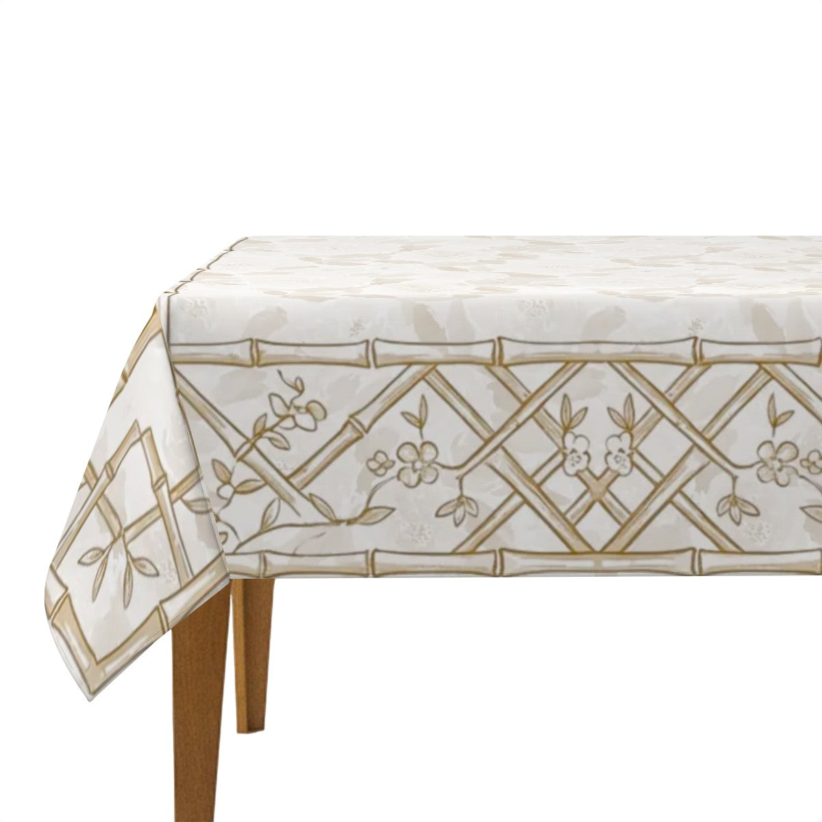 Lattice in Bloom - The Bamboo Edit Square Tablecloth